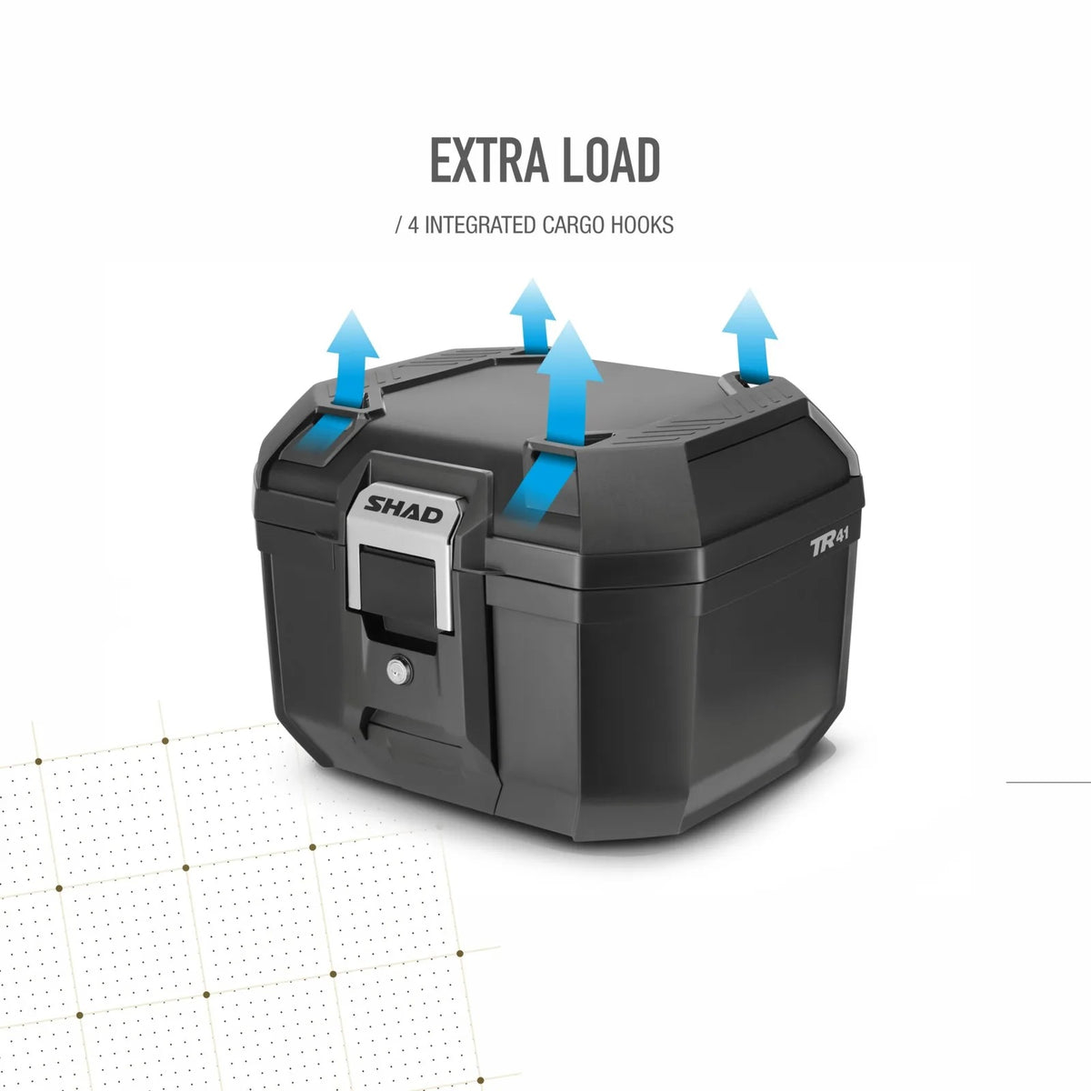 Top Case Moto SHAD Terra TR41- Negru