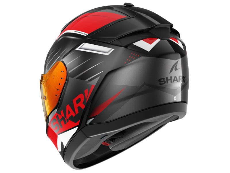 Casca integrala SHARK RIDILL 2 BERSEK Negru,alb,Rosu,Lucios