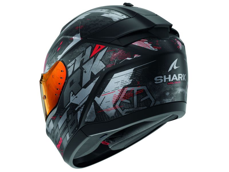 Casca integrala SHARK Ridill 2 MOLOKAI Mat - Negru/Gri/Rosu