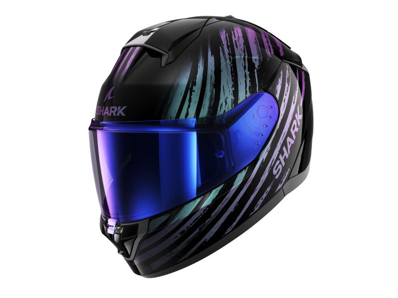 Casca integrala SHARK RIDILL 2 ASSYA - Negru,Lucios/Mov