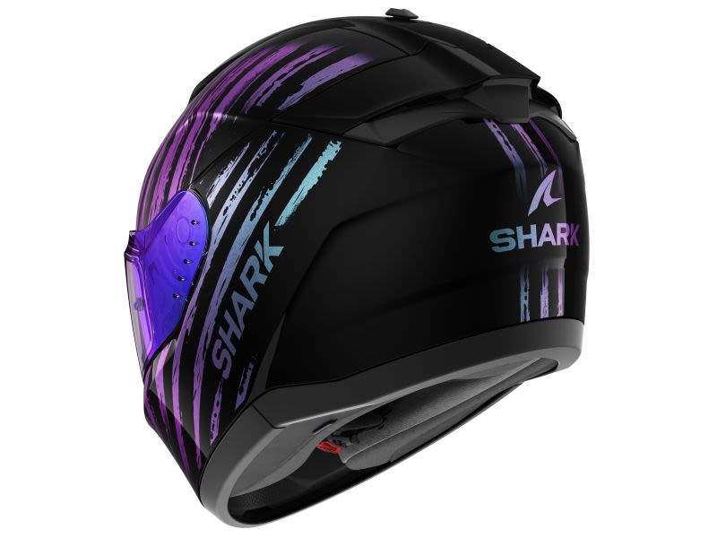 Casca integrala SHARK RIDILL 2 ASSYA - Negru,Lucios/Mov