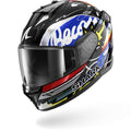 Casca integrala  SHARK D-SKWAL 3 STREETRUSH culoare alb/albastru/negru/rosu