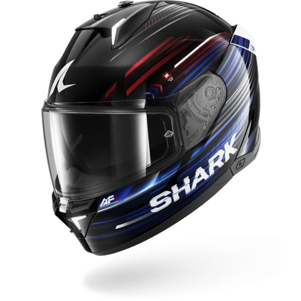 Casca integrala  SHARK SKWAL i3 LIGHT-BLUR culoare albastru/negru/rosu