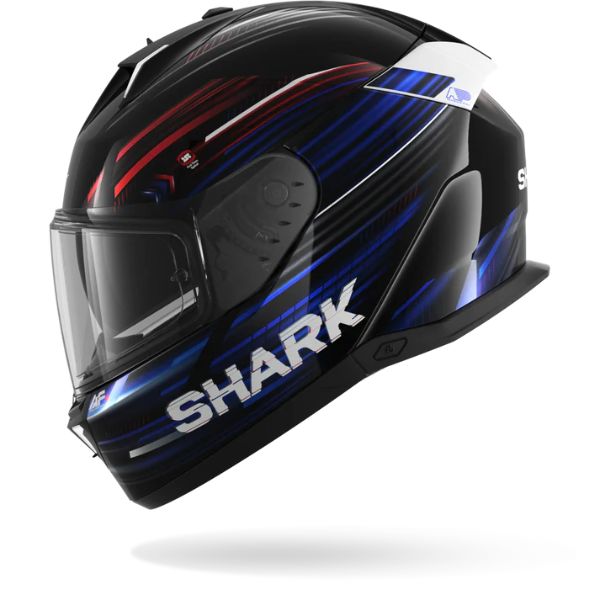 Casca integrala  SHARK SKWAL i3 LIGHT-BLUR culoare albastru/negru/rosu
