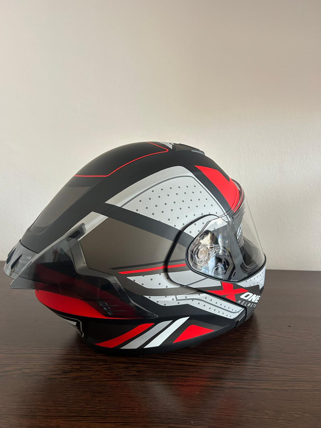 Casca moto flip-up