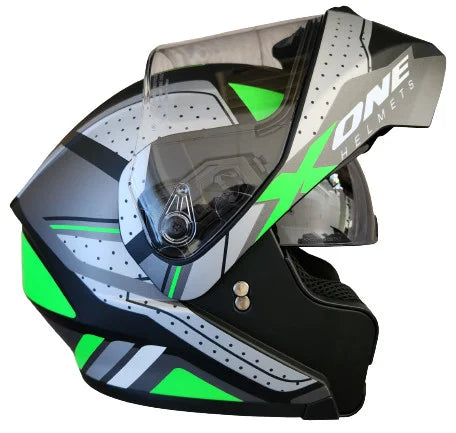 Casca moto flip-up