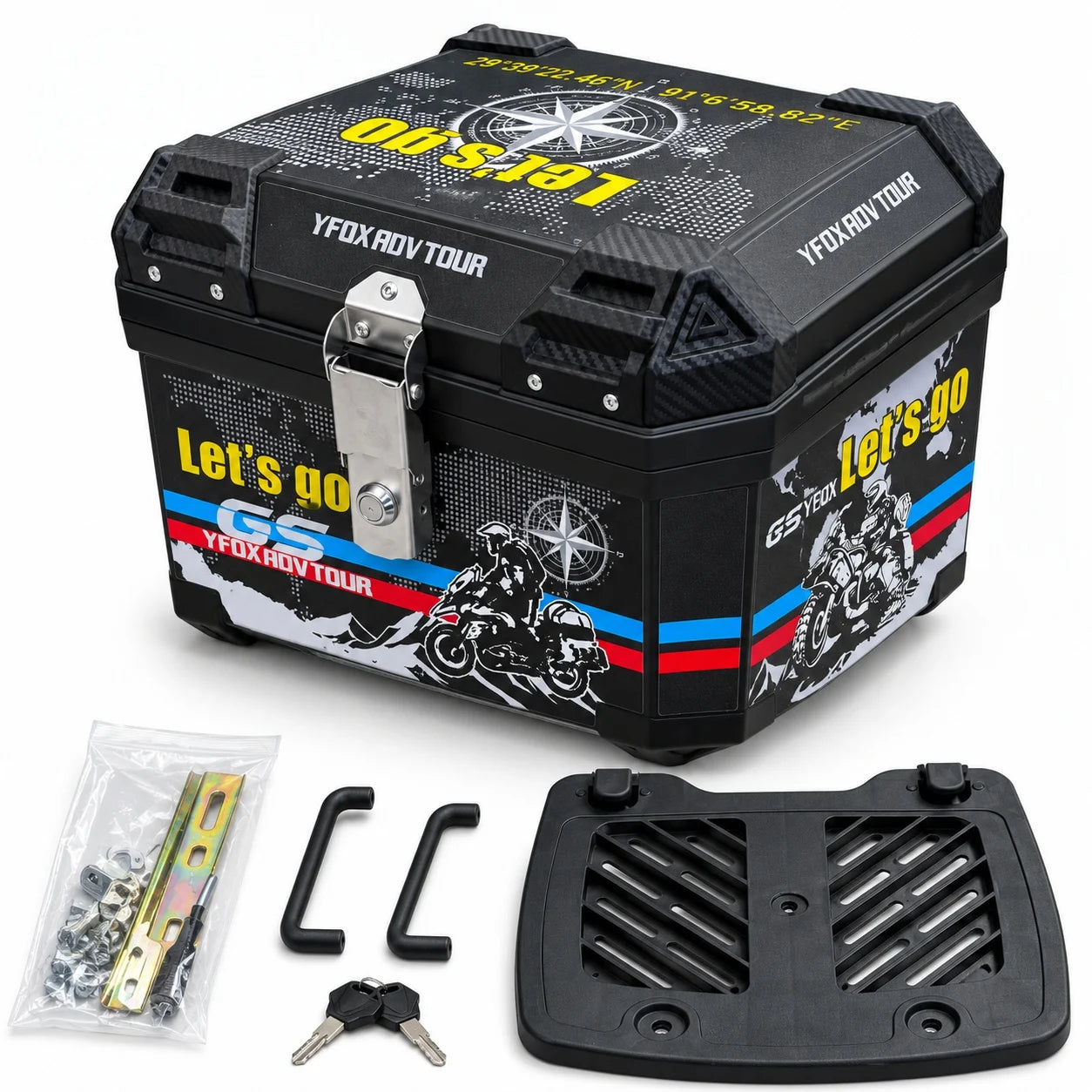 Top case/ cutie moto pachet cu laterale